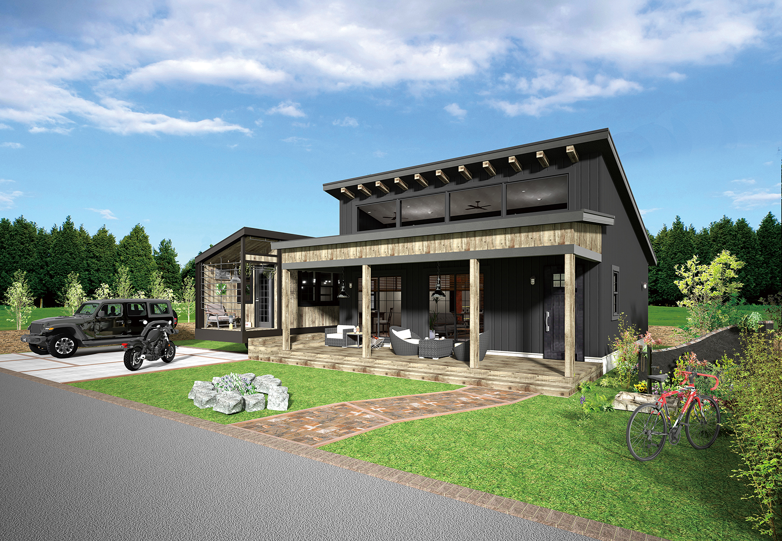 HIRAYA BROOKLYN×TRAILER HOUSE<br>（平屋ブルックリン×トレーラーハウス）