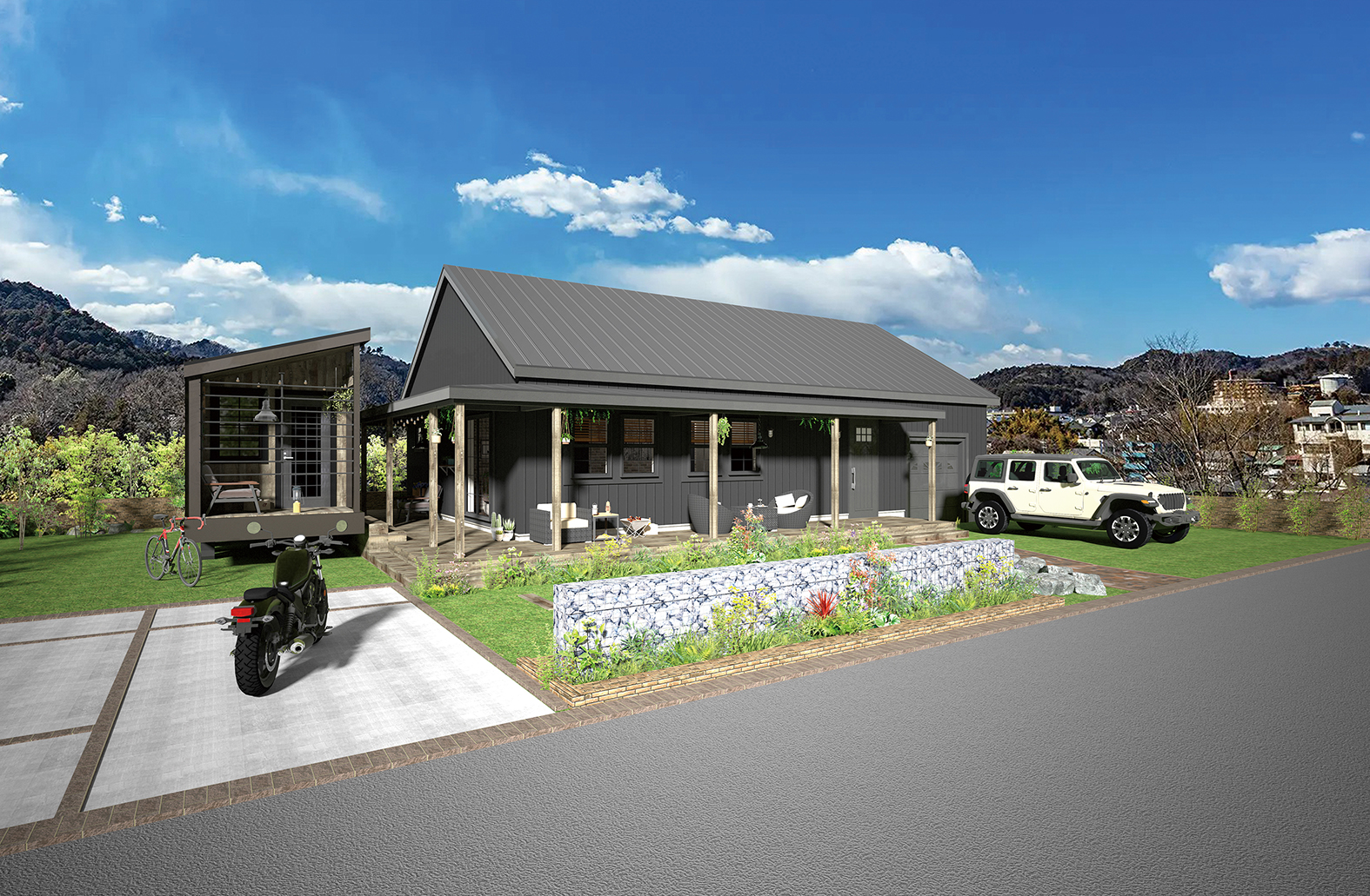 HIRAYA BROOKLYN×TRAILER HOUSE<br>（平屋ブルックリン×トレーラーハウス）