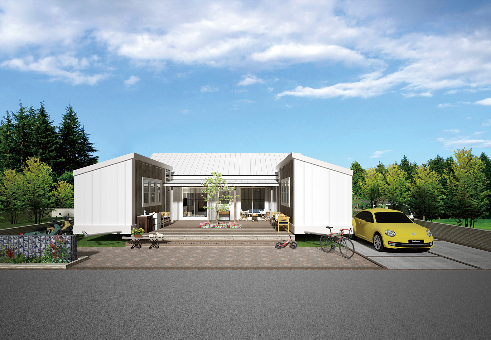 HIRAYA BROOKLYN×TRAILER HOUSE<br>（平屋ブルックリン×トレーラーハウス）